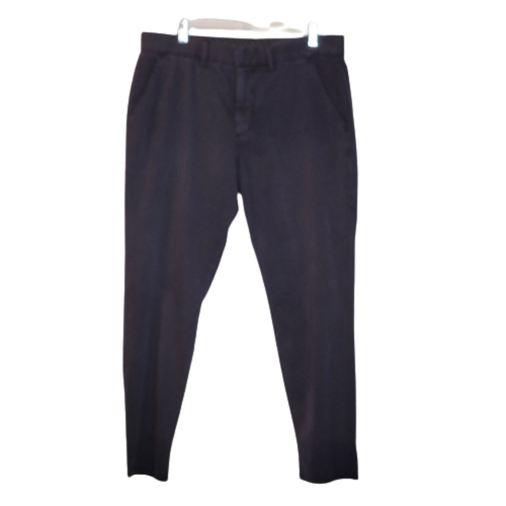 Joe's Jeans Men Brushed Cotton Relaxed Fit Pants Size 34W Navy Pockets